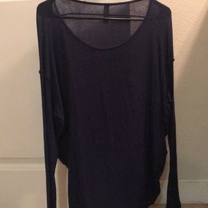 Long sleeve dolman shirt